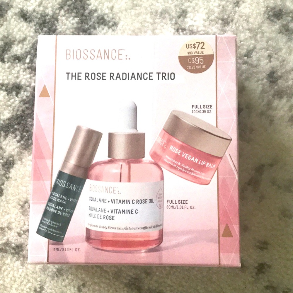 Biossance: The Rose Radiance Trio
